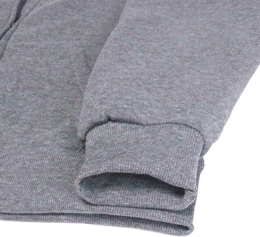 Heavyweight Sherpa Hoodies for Men, Thick Fleece Lined Full Zip up Winter Warm Sweatshirts Work Jackets