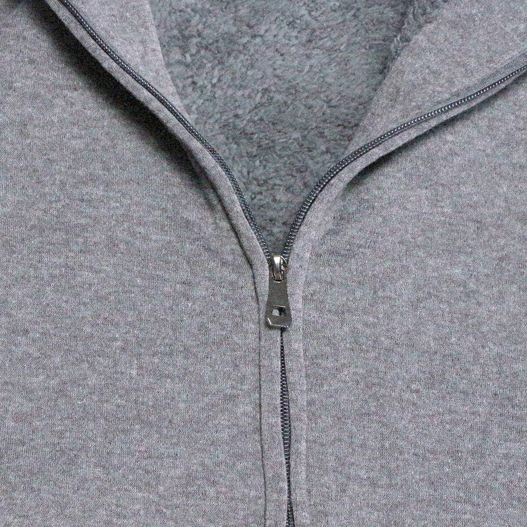 Heavyweight Sherpa Hoodies for Men, Thick Fleece Lined Full Zip up Winter Warm Sweatshirts Work Jackets