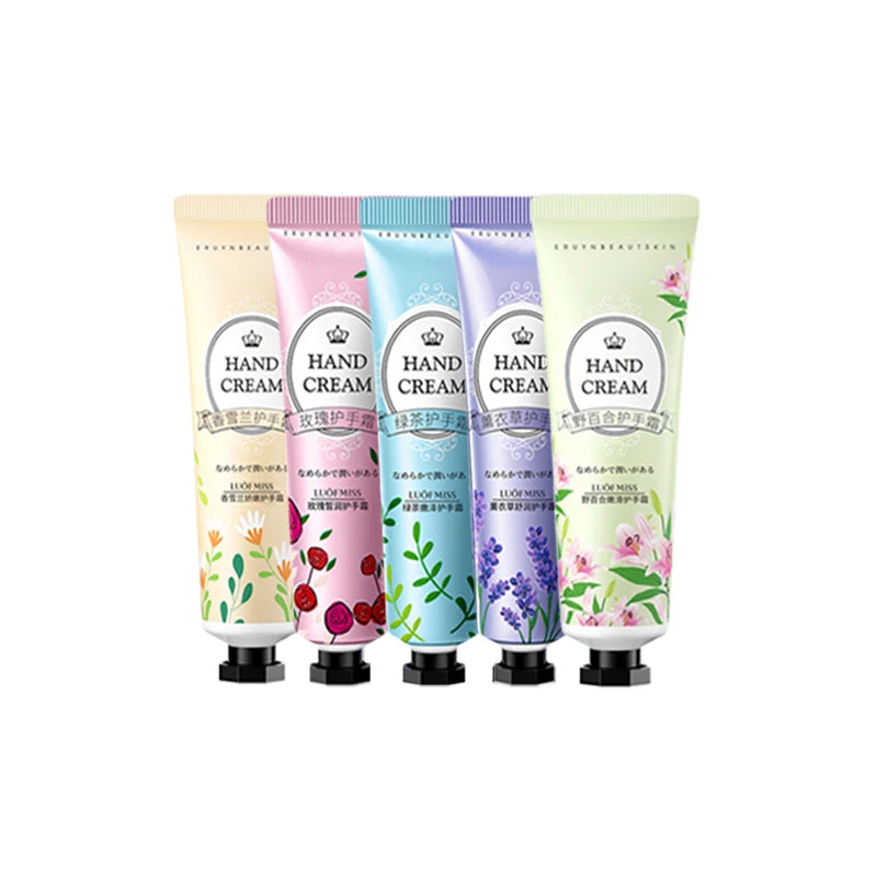 5-Piece Hand Cream Set - Moisturizing Winter Hand Care Collection
