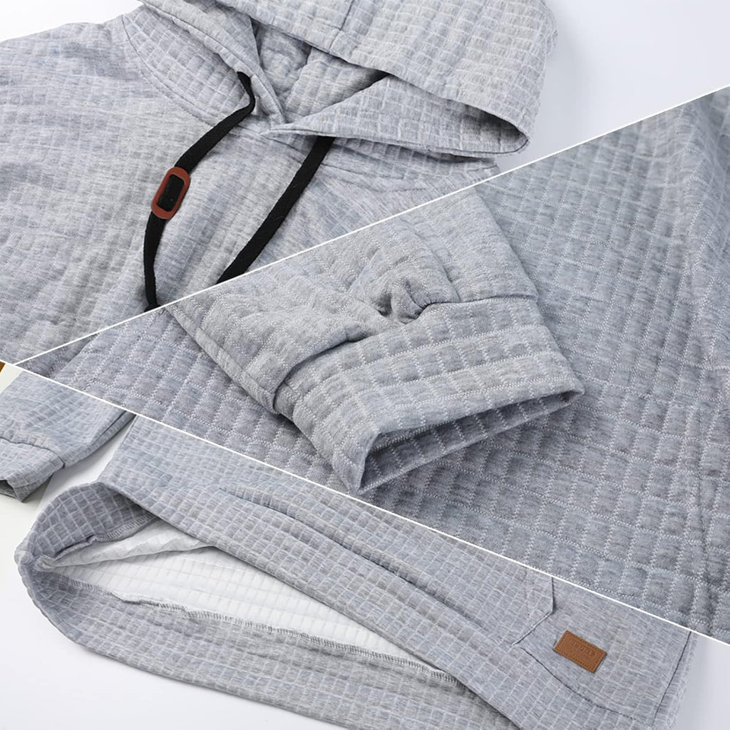 Mens Fashion Hoodies Sweatshirt Casual Long Sleeve Hooded Sweaters Pullover Winter Clothes for Men with Pocket