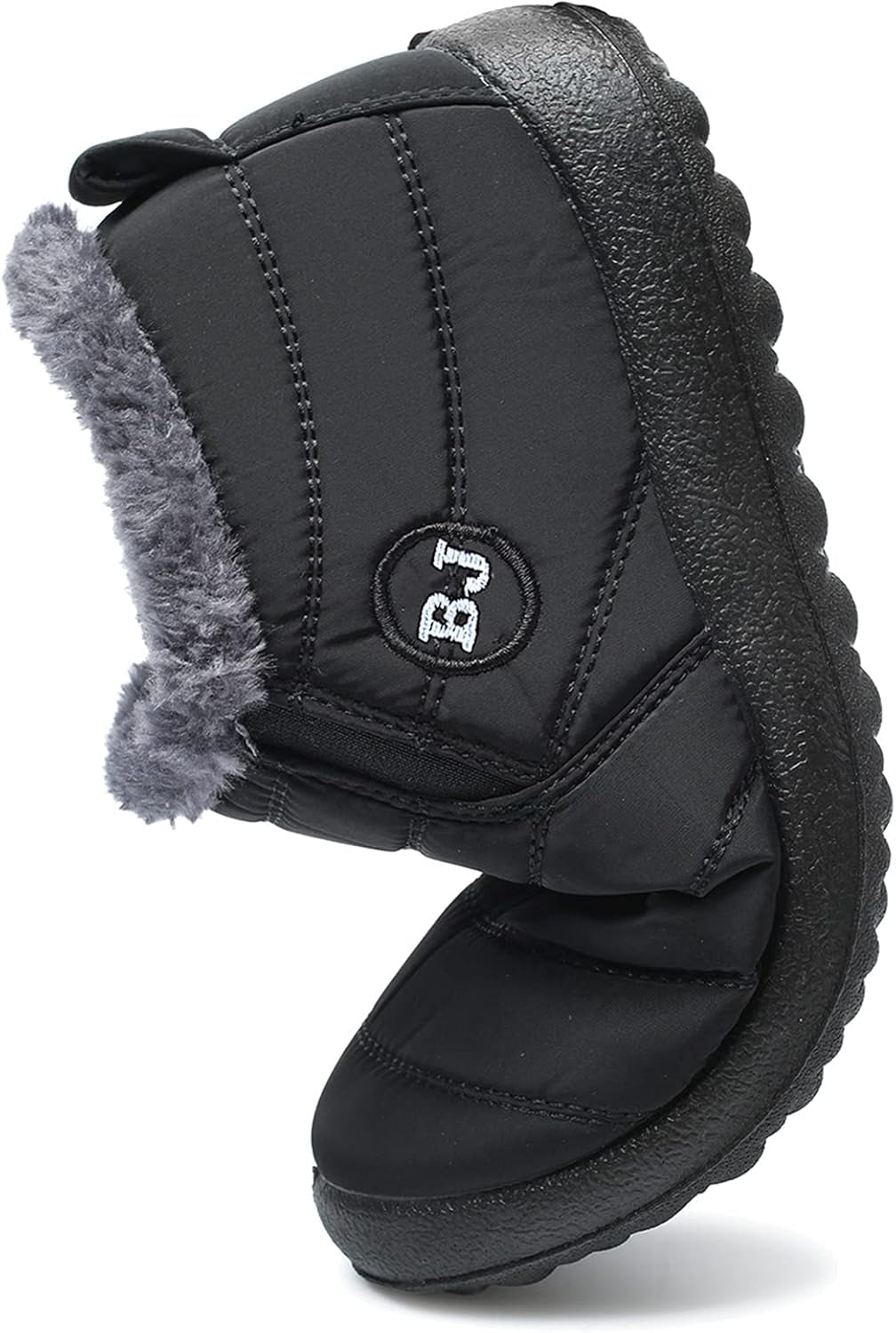 Womens Winter Snow Boots Fur Lined Warm Ankle Boots Slip on Men'S Snow Ankle Boots Lightweight Outdoor Footwear