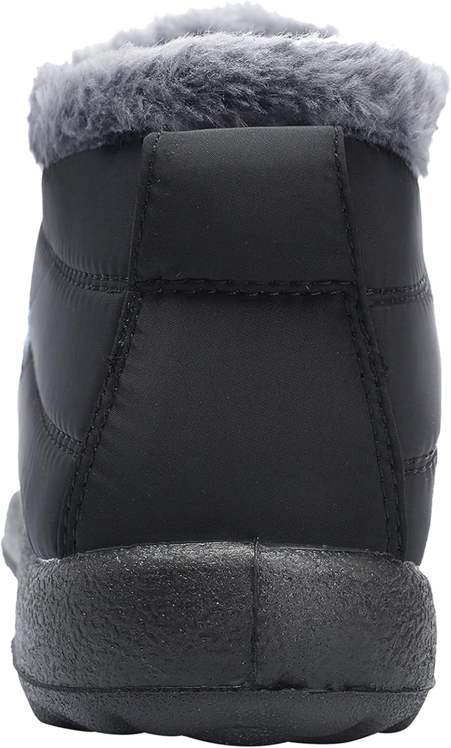 Womens Winter Snow Boots Fur Lined Warm Ankle Boots Slip on Men'S Snow Ankle Boots Lightweight Outdoor Footwear